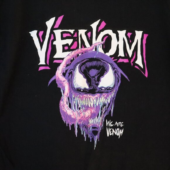 Marvel Venom T-Shirt – Men's Large (Fits Like Medium. Comic - Movie - TV Cartoon - Picture 2 of 5